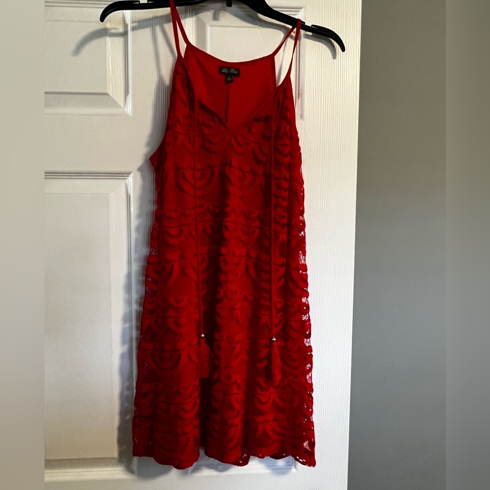 Red dress
